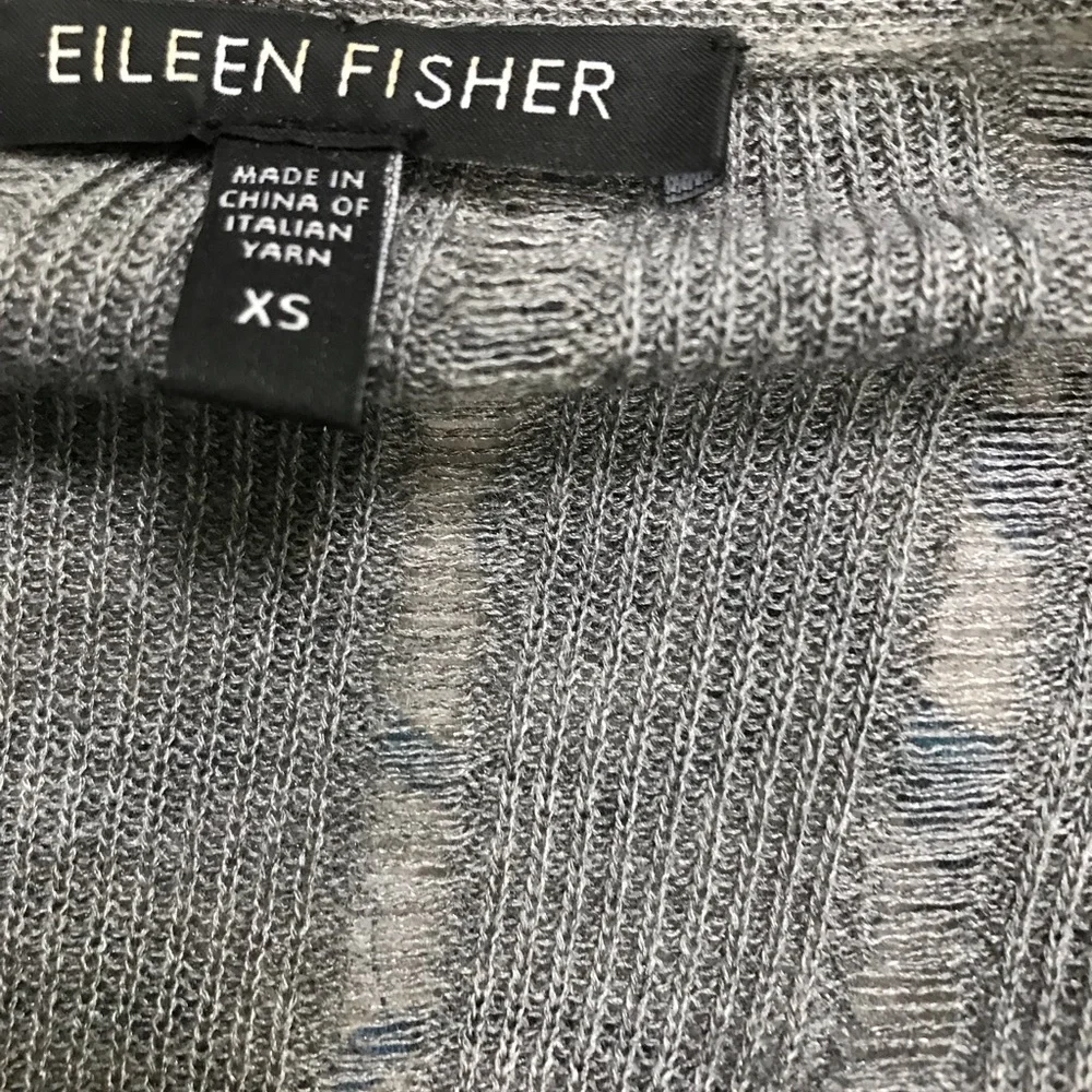 Eileen Fisher Gray Viscose Sweater - XS - Picture 4 of 5